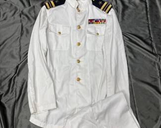 Vietnam War Era US Navy White Uniform