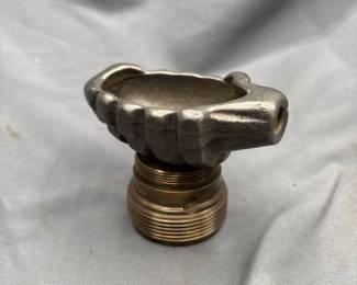 Decorative Hood Ornament - Old Half Cut Grenade