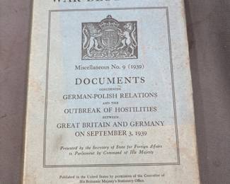 The British War Blue Book, 1939