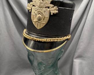 Vintage West Point Shako With Plume