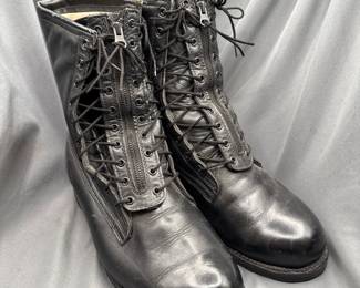Military Combat Boots, Size 10 1/2