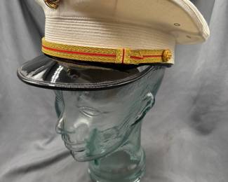 Modern U.S. Marine Corps Officer Visor Cap For Dress Blues