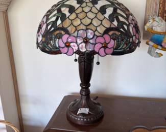 Stained glass lamp - $150