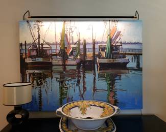 Rene Wiley Giclee And Art Lamp
