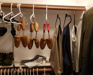Wooden Shoe Stretchers and Pants