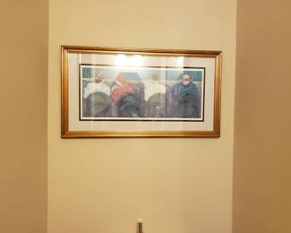 Art, Lithograph by Barbara Wood, Act II
