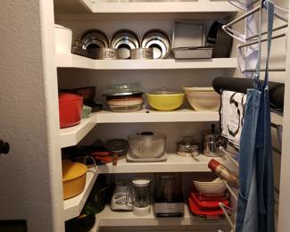 Pantry with Gourmet Cookware