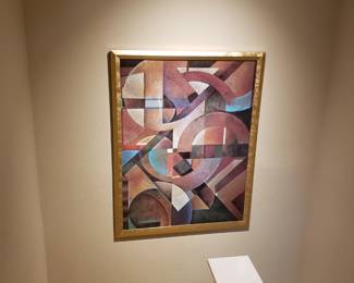 Mechanical Maze Print by Richard Hall, Framed Art, 42" X50"