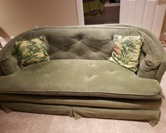 Vintage Velvet Loveseat