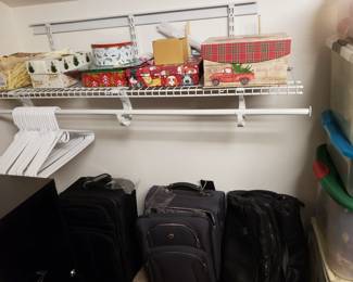 Christmas Items and Luggage