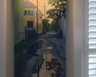 Rene Wiley Giclee, Reflections in the Alley, 
