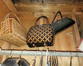 variety of old purses