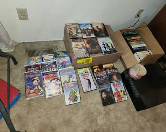 vhs movies and dvds