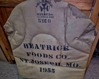 "Beatrice Foods Co. St. Joseph, MO 1955" truck radiator cover