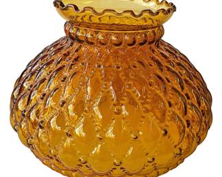 Amber Glass Lamp Shade