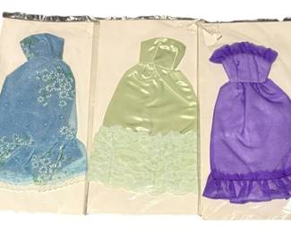 Three Doll Dresses