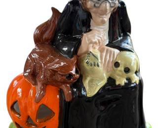 Vintage Ceramic Halloween Statue