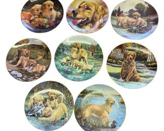Golden Retriever Collector Plates