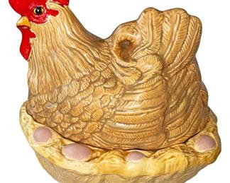 1984 Cajun Molds Rooster Jar