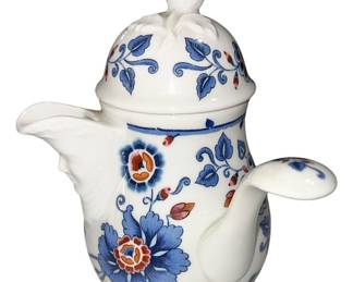 Vintage Estee Lauder Delft Porcelain Teapot
