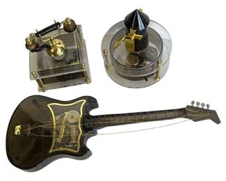 3 Vintage Music Boxes