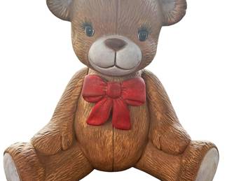 Vintage Ceramic Bear Piggy Bank