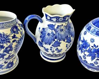 Seymour Mann China Blue Porcelain