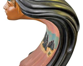 Native American Woman Sculpture
