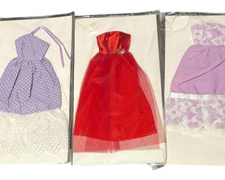 Three Doll Sized Dresses