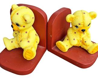 Vintage Bear Bookends