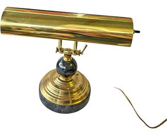 Marble Base Brass Desk Lamp