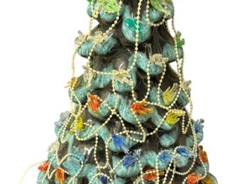Ceramic Christmas Tree Lamp