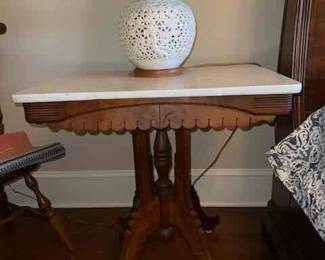 Antique Marble Top Table
