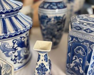 Decorative Blue and White Accessories 