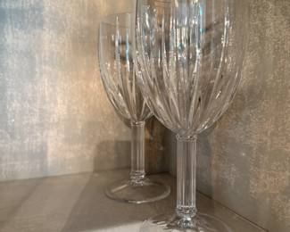 Pair of Marquis Waterford Wine goblets