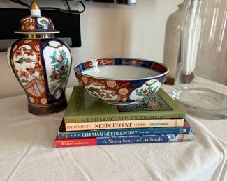 Imari Ginger Jar and Bowl