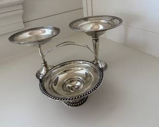 Sterling Silver Compotes and Basket