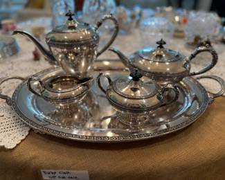 Antique Silver Plate Tea service 
