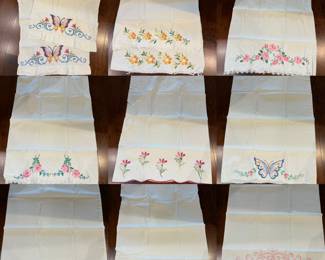 Vintage Embroidered Pillowcases