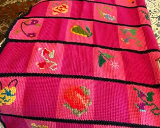 Crochet coverlet