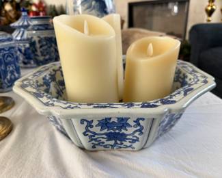 Decorative Blue and White Accessories 