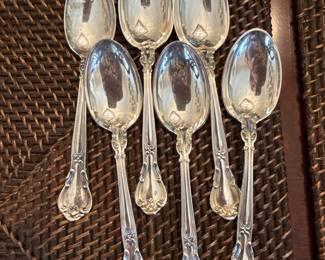 Chantilly Sterling by Gorham Set 6 teaspoons 