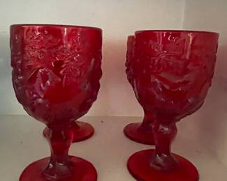 Red glassware 