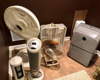 Portable AC unit, fans, heaters