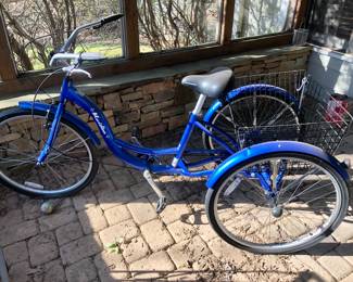 Meridian 3 wheel cruiser bike