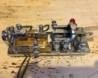 Military “the Bug” Morse code key