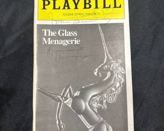 The glass menagerie signed