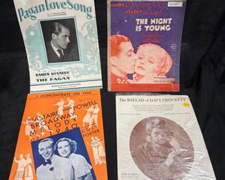 sheet music vintage 