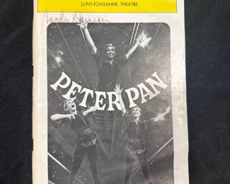 Playbill Peter Pan Sandy Duncan autographed