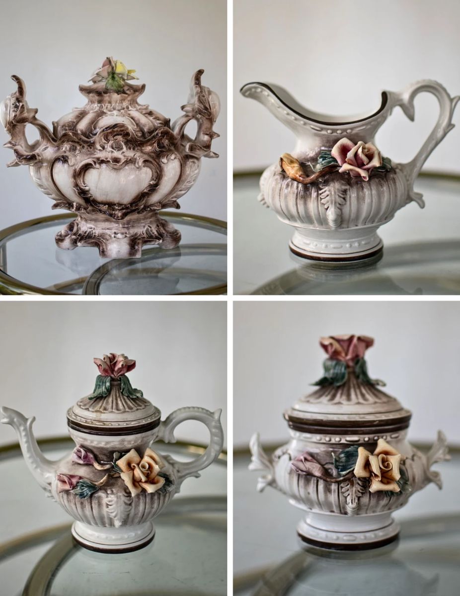 Assorted Capodimonte porcelain